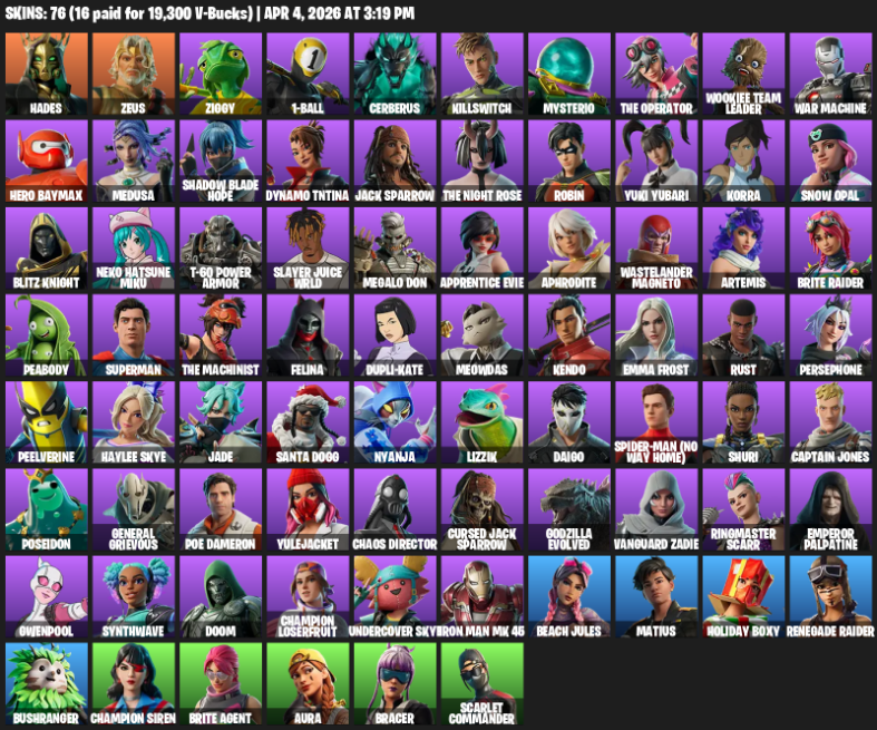 Example Raika locker — Skins